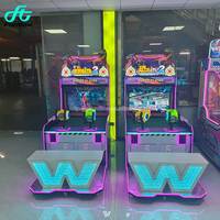 Machine d'arcade de tir de balles aquatiques Funtime pour 2 joueurs, machine de jeu à monnayeur avec loterie pour centre de jeux