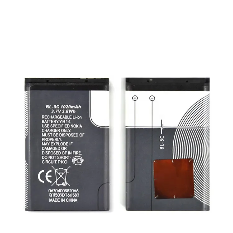 BL-5C battery for nokia 6108 battery rechargeable li-ion batteries Mobile Phone