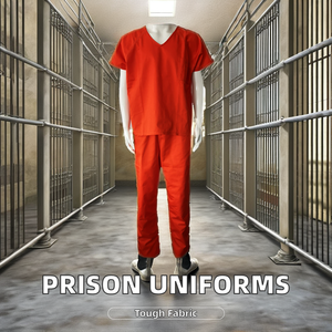OEM Cotton Polyester Twill Prisoner Tops Pants <strong>Uniforms</strong> for <strong>Prisons</strong> Medical Scrub <strong>Uniform</strong> Set - Product Image 4