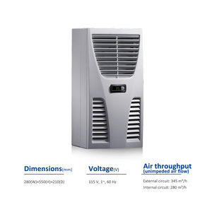Armoire de commande électrique murale Rittal SK3303.510 280*550*210mm 115V 60HZ 0.66kw 5.7A avec unité de refroidissement PLC - Product Image 2