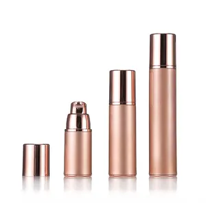 Luxury Round Cosmetics Bottle PP Cosmetic Packaging For Skin Care Surface Airless Bottle