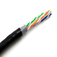 Fábrica al aire libre cobre puro personalizado CCA/BC/CCAE UTP/FTP/SFTP par trenzado Cable Tester Cat6 305M Cable de red