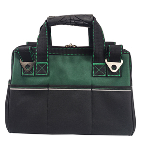 Wide Mouth OEM/ODM Waterproof Heavy Duty <b>Tool</b> <b>Bags</b> with Adjustable Shoulder Strap Zipper Closure 15-19 Pockets High-Capacity - Product Image 1