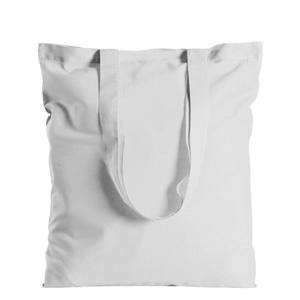 Bolsa de Compras Charles de Lona, Asas Largas, Blanca, Uso Diario, Hecha en Italia - Product Image 1