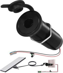 Adaptador de Corriente Empotrable Starlink Mini, Convertidor Elevador de Voltaje de 12V-30V CC, Impermeable IP67, 3.5A 105W, Aleación de Aluminio - Product Image 1
