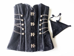 Corset en cuir Pu pour femmes, Sexy, <span class=keywords><strong>Photos</strong></span>, ouvert, ceinture, Corset occidental, personnalisé - Product Image 6