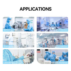 산업용 폴리에스터 정전기 방지 점프수트 정전기 방지 클린룸 ESD 작업복 LED 및 전자 산업 안전복 - Product Image 5