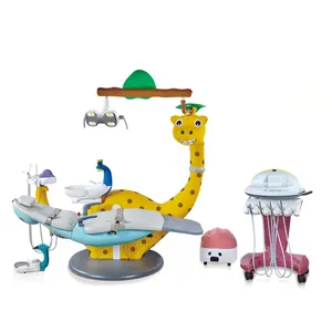 Fábrica Atacado Cute Animals Crianças Pediátrica Dental Chair Unit Cartoon Dental Equipment