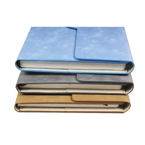 Fabriek Aangepaste Premium Pu Hard Cover Refill Journal Magnetische Snap Notebook