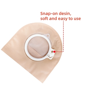 Bolsa de Ostomía Drenable de 2 Piezas para Adultos, Bolsa de Colostomía, Certificación CE Clase I, Color Piel, Fabricante de Consumibles Médicos - Product Image 4