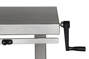 Manija basculante que ajusta la altura de la Mesa de mascotas sobre la mesa de instrumentos 4 ruedas frenadas Plataforma de operación de mascotas móvil - Product Image 5