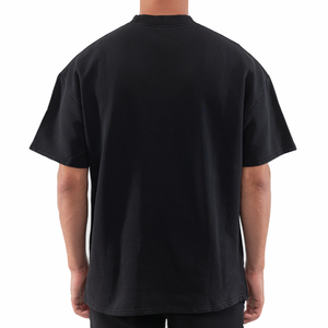 T-shirts Homme Grande Taille Streetwear Imprimé en Relief Coupe Boxy Oversize 100% Coton <span class=keywords><strong>Vintage</strong></span> Grammage Lourd Graphique Personnalisé - Product Image 3