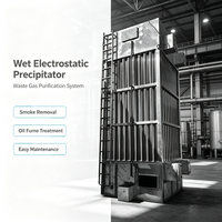 Precipitador Electrostático (ESP) de Alta Tensión para Exaustión de Hornos de Cerámica, Purificación de Gases de Alta Humedad