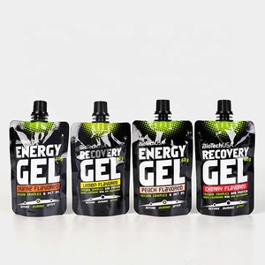 Biểu tượng tùy chỉnh gấp nước rượu uống lưu trữ túi nhựa đứng lên Spout Túi <span class=keywords><strong>doypack</strong></span> bao bì - Product Image 1