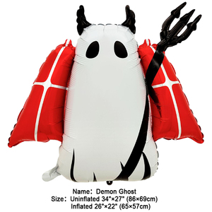 Palloncini in Foil a Forma di Fantasma, Pipistrello, Zucca <span class=keywords><strong>e</strong></span> Cappello da Strega per Decorazioni di Halloween - Product Image 5