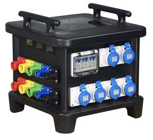 กล่องแผงกระจายพลังงานไฟฟ้ากันน้ำแบบพกพา IP67พลาสติก