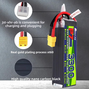 Batería de Polímero de Litio Boshi P7 95C de Alta Capacidad para Drones de Carreras, 2200/3300/5000/5600mAh - Product Image 3