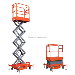 300kg Portable <strong>Battery</strong> Mini Genie Scissor Lift - Product Image 1