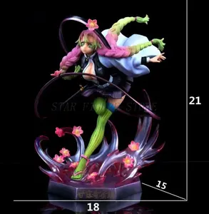 GK Kanroji <span class=keywords><strong>Mitsuri</strong></span> Action Figure Statue 22cm PVC Nouvelle Collection <span class=keywords><strong>Figurine</strong></span> Ornements Modèle Jouets - Product Image 6