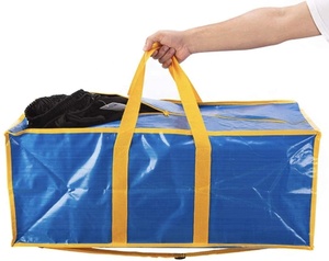 Heavy Duty Extra Large Storage Bags Laundry Bag Shopping Tote Moving Bags Under-bed Storage Bins with Zipper and Strong Handles