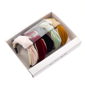 Women <b>Velvet</b> Knotted <b>Headband</b> 12Pcs Box 600 Ref44080 Casual Fashion Adjustable Bowknot Diadema - Product Image 3
