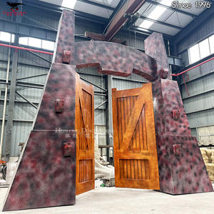 यथार्थवादी फाइबरग्लास डायनासोर का गेट देखने लायक - Product Image 3