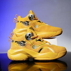 Nouvelles baskets de basketball colorées 2026 pour la compétition jeunesse – Spéciales taille 48 – Chaussures respirantes en maille style tendance US14 - Product Image 6