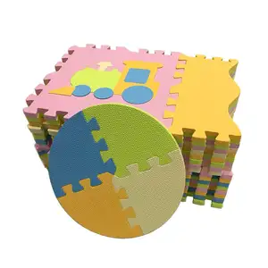 LTP-Eva-Schaum-Puzzle-Matte ineinandergreifender Schaumtier-Baby-Crawling-Zaun Puzzle-Kinder-Weichspielmatte mit Zaun