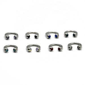 316L Surgical Stainless Steel Labret Body Jewelry Long Clear Crystal <strong>Monroe</strong> Piercing Balls <strong>Lip</strong> Bar <strong>Ring</strong> Wedding Pearl - Product Image 5