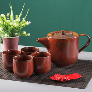Japan fabbrica di esportazione di alta qualità ceramica <span class=keywords><strong>porcellana</strong></span> teiera e tazza Set basso MOQ prezzo alla rinfusa dalla cina - Product Image 1