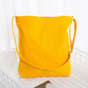 Bolsa de Compras de Lona de Algodón Colorida, Ecológica, con Diseño de Letras - Product Image 6