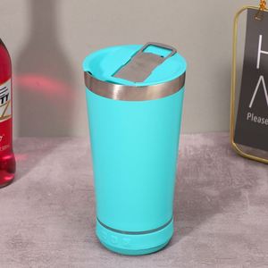 16oz 304 Stainless Steel Vacuum Insulated Cup Beer Mug Outdoor <b>Bluetooth</b> <b>Speaker</b> Car Tumbler Mug Cup <b>with</b> Bottle Opener - Product Image 2