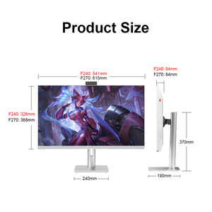 Ordenador industrial AIO PC DE FÁBRICA DE Shenzhen, ordenador de sobremesa AIO de 27 pulgadas con CPU I5 de 12ª generación GTX 1050 Ti 4G, pantalla LCD para juegos - Product Image 2