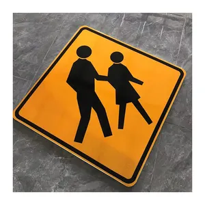 反光金属路标板安全交通警告标志600毫米警告标志