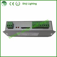 Pengontrol Kartu SD K-1000C 5-24V 4 Saluran 6A Arus Kontrol DMX Rumah Pintar 2000W Beban Maksimum 30m Lampu Kontrol Jarak Jauh Portabel