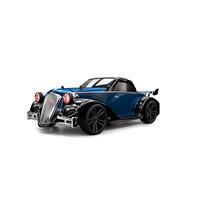SCY-16302 Coche Clásico de Carreras a Escala 1/16, Modelo de Coche Eléctrico Vintage con Tracción en las 4 Ruedas, Control Remoto de 2.4 GHz, Cable USB de Metal, para Expertos