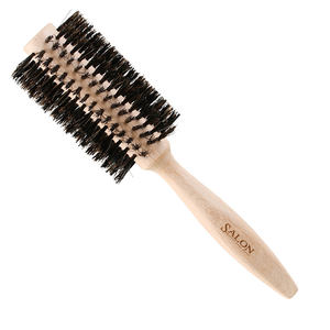 Brosse professionnelle ronde en bois, poils de sanglier mélangés, grande taille, durables, FSC - Product Image 3