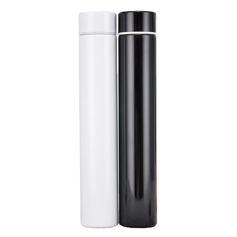 Bouteille d'eau thermos mince en acier inoxydable thermos tasse de café isolée par vide fiole