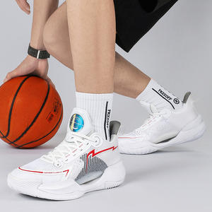 Zapatillas altas transpirables de marca personalizada de fábrica al por mayor OEM Cool Night Glow, zapatillas de baloncesto prácticas - Product Image 5