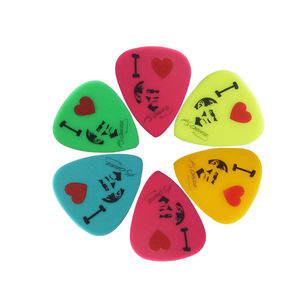 Fabricants de nouveaux médiators de guitare en <span class=keywords><strong>nylon</strong></span> Logo personnalisé Impression multiple Personnalisation Choisissez des modèles personnalisés Médiators de guitare - Product Image 3
