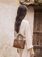 Sac à main de luxe pour femme en cuir véritable haut de gamme, style urbain simple, en cuir de vachette pleine fleur, rétro, avec fermeture éclair, idéal pour l'été