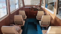 7.5m rapide en fibre de verre patrouille vitesse bateau cabine Cruiser 24ft 8 personnes bateau officiel passager moteur hors-bord péniche de débarquement