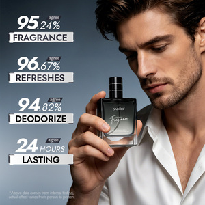 Parfum pour homme Hot Passion 55ml, senteur boisée Gulong, parfum de luxe en spray, parfum frais et envoûtant longue durée pour un usage quotidien - Product Image 5