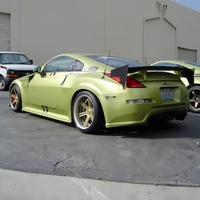 Kit carrosserie large Z33 amélioré pour Nissan 350Z, pare-chocs avant et arrière en fibre de verre, ailes et extensions d'ailes arrière, jupes latérales