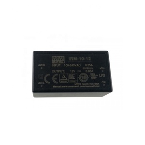 D'origine MEAN WELL <span class=keywords><strong>IRM</strong></span>-10-<span class=keywords><strong>12</strong></span> 10W 12V AC-DC PCB Montage Vert Module D'alimentation - Product Image 3
