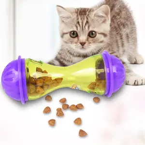 2020 cat accessories Durable Cat leaky feeder interactive Toys Pet training Toys