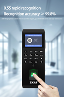 Système de contrôle d'accès par empreinte digitale tout-en-un Android 11 Alarme I/O Alimenté par batterie Carte électronique Swiping Intelligent Magnetic