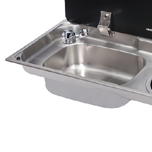 Cocina de inducción RV negra y plateada, cubierta de vidrio templado, estufa de <span class=keywords><strong>caravana</strong></span>, remolque de acero inoxidable, autocaravana, estufa de <span class=keywords><strong>Caravana</strong></span> - Product Image 5