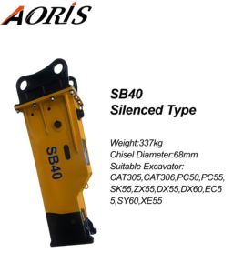 Meistverkaufter ZX55 Bagger-Hydraulikhammer für Abrissarbeiten mit CE-Zertifikat - Product Image 3