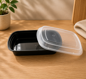 Contenants alimentaires jetables en PP avec couvercles, boîtes de préparation de repas réutilisables pour les plats à emporter, le déjeuner et l'utilisation quotidienne en cuisine - Product Image 2